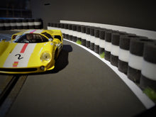 Laden Sie das Bild in den Galerie-Viewer, Modellbau Reifen Stapel XL schwarz weiss Thunderslot Lola gelb - Alternative zu carrera 21130 carrera